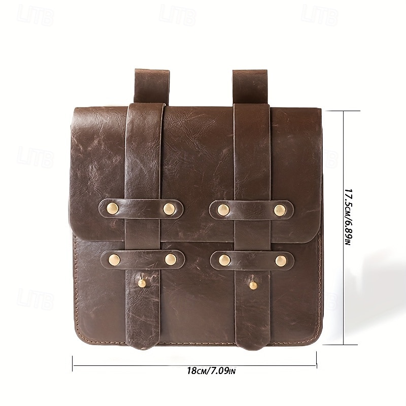Retro Antiguo Punk y gótico Medieval Traje de cosplay Bolsa de cinturón Bolsa de dados Vikingo Ranger Disfraz Hombre Mujer Celta Vikingo Víspera de Todos los Santos Mascarada Rendimiento Feria del 2026 - $21.99 –P2
