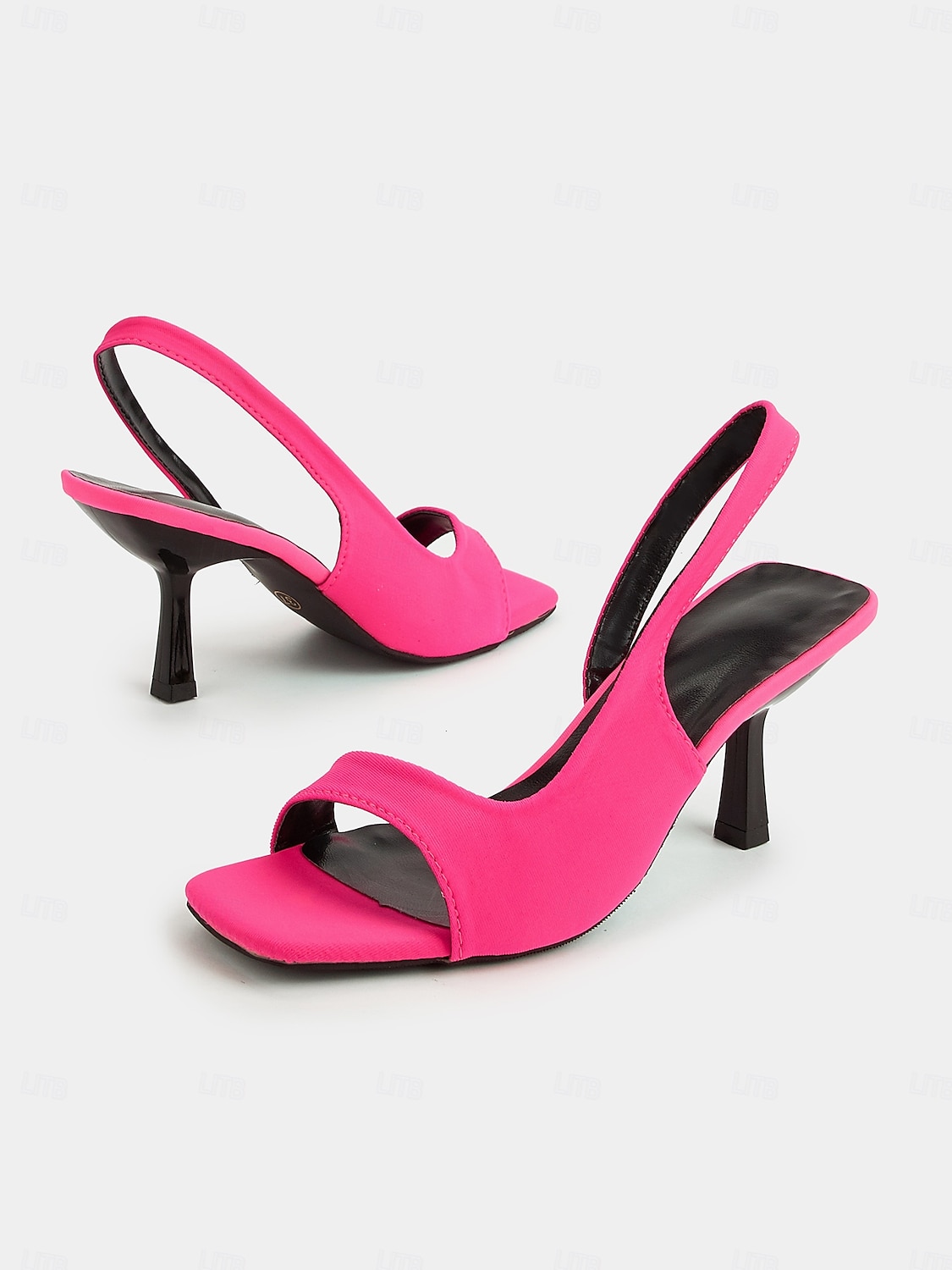 Escarpins à bride arrière rose vif pour femmes – sandales à bout ouvert audacieuses pour des rendez-vous décontractés et séduisants de 2025 ? $26.99 –P3