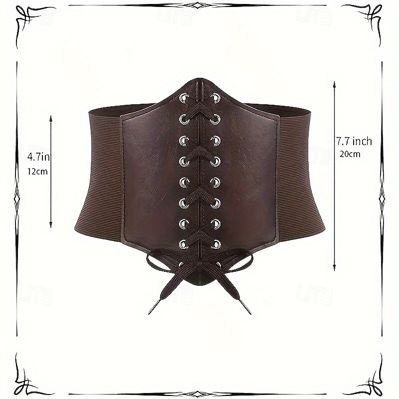 Punk és gótika Középkori Steampunk Derékszíj Viking Keresztes Lovagok Férfi Női Uniszex Kelta Kalóz Fantasy Mindszentek napja Farsang Álarcos mulatság Teljesítmény Parti LARP Felnőttek Fűző Táska Még 2025 - $32.99 –P3