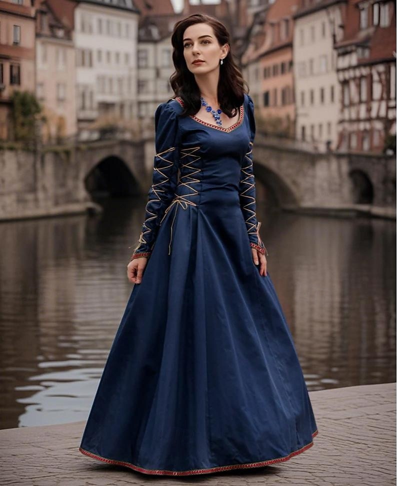 Średniowieczne Renesansowa Sukienka Wiking celtycki rycerz Strój na bal maskowy Damskie Wiking Królewski Halloween Karnawał Bal maskowy Spektakl LARP Ren Faire Dla dorosłych Sukienka 2025 - $169.99 –P1