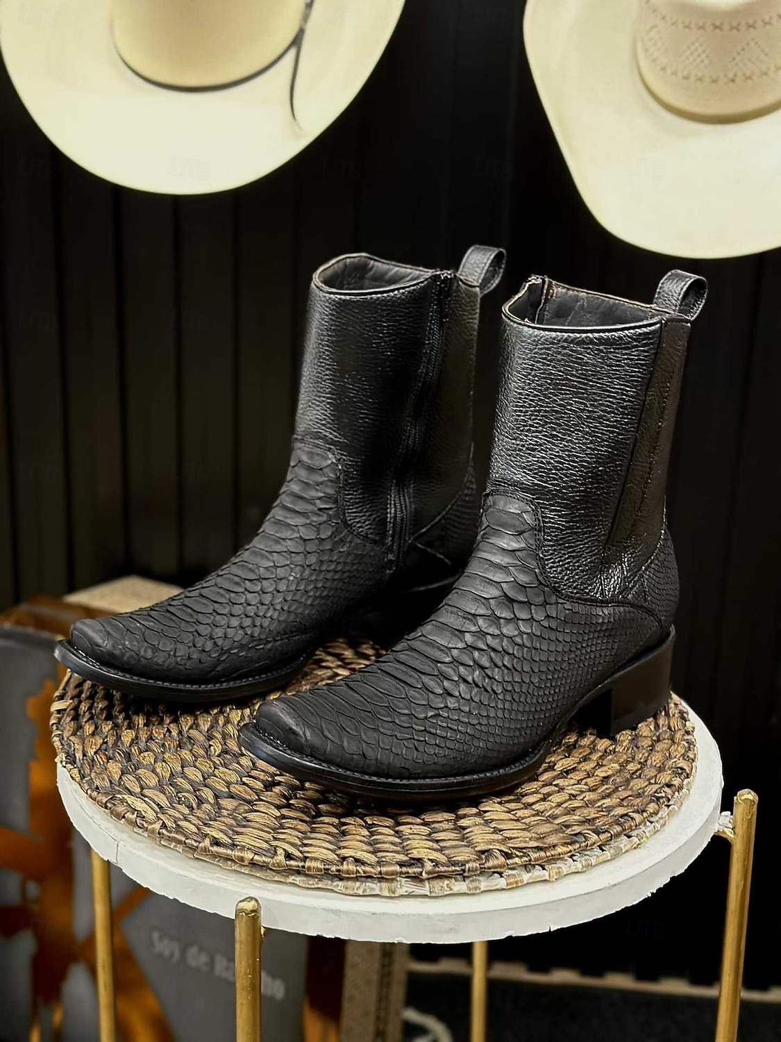 Retro Hippie 70. léta Boty Westernová bota Hippie Západní kovboj Maškarní kostým Pánské Karneval Plesová maškaráda Dovolená Denní nošení Dospělé Boty 2025 - $55.99 –P2