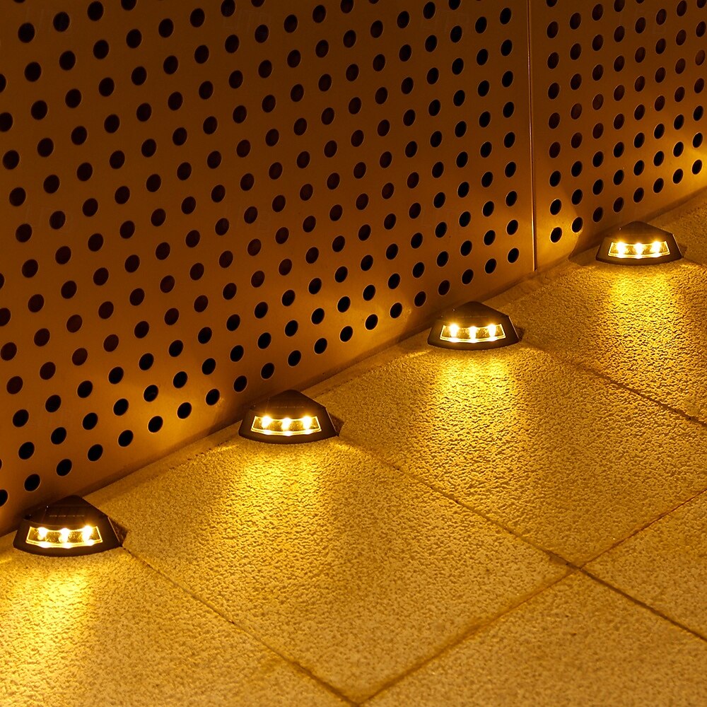 4 Pcs Solar Step Ground Light Solar Step Stair Decor Garden Lights Trail Light Outdoor Waterproof Yard Guide Light 2025 - $28.99 –P2