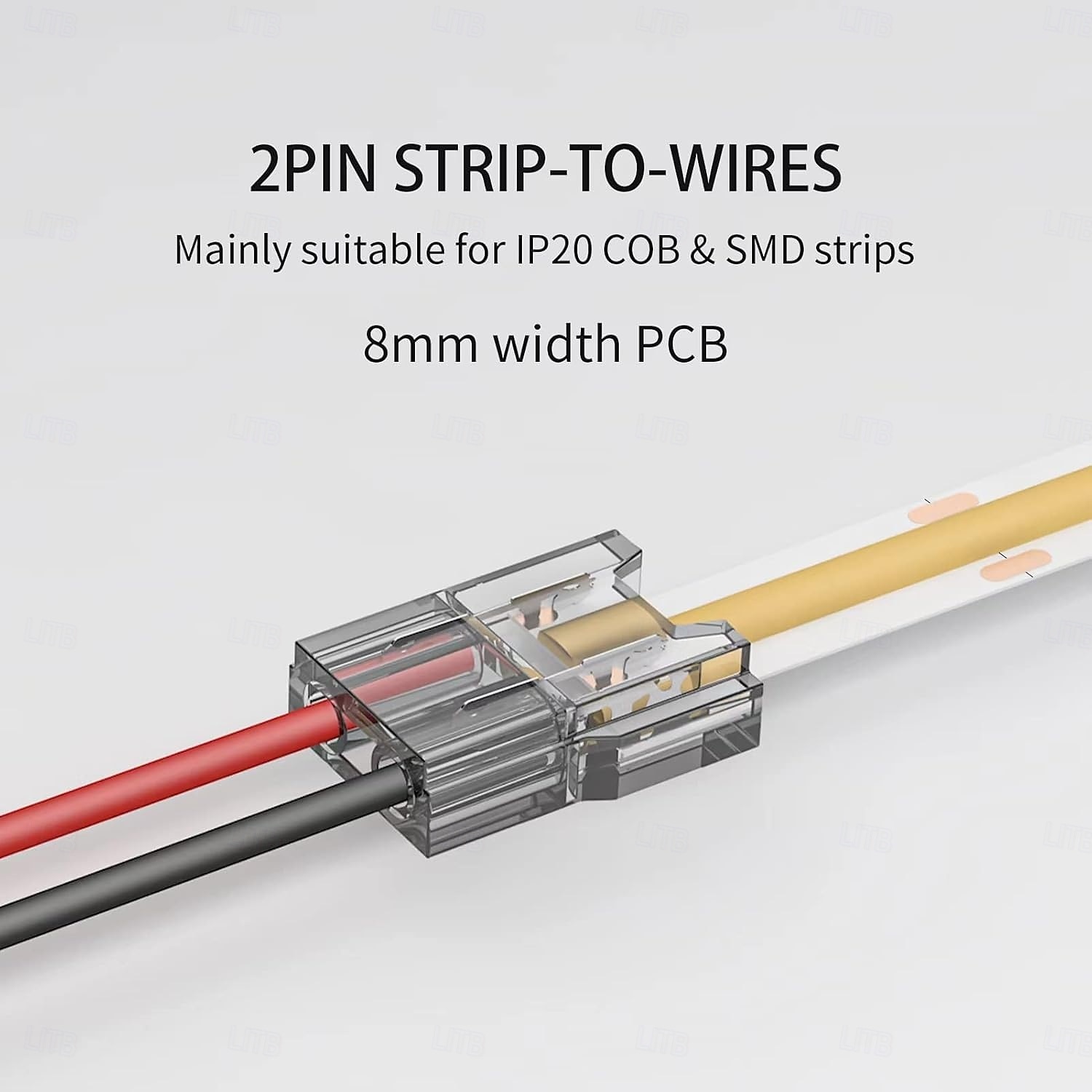 COB LED Strip Connectors 10 PCS 20 PCS 5mm 8mm 10mm 2-pin LED Strip Connectors LED Tape Connectors Transparent Solderless no Dark Areas Suitable for LED Light Connectors DIY COB/SMD 2025 - $9.99 –P1