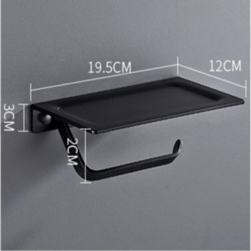porte-serviettes créatif / multifonction contemporain en aluminium 1 pièce à fixation murale de 2025 ? $19.49 –P2
