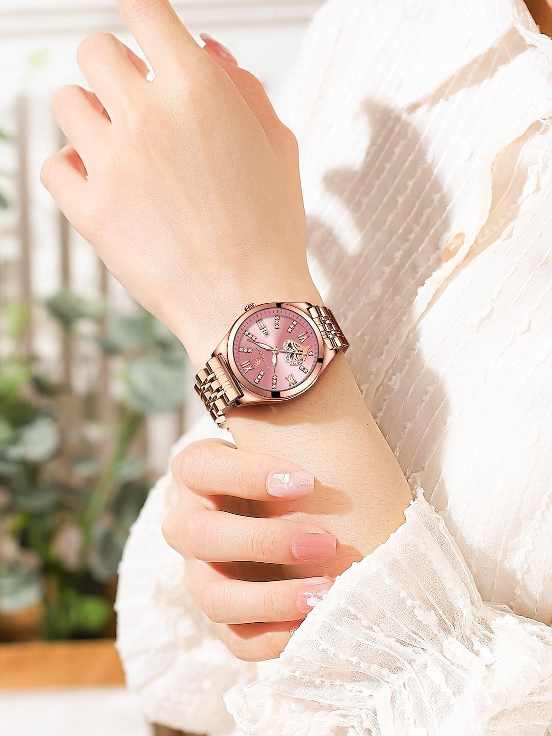 Women Quartz Watch Wrist Watch Retro Vintage Luminous Calendar Waterproof Stainless Steel Strap Watch 2025 - $38.99 –P15