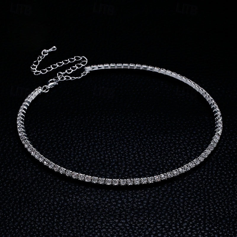 Los sistemas nupciales de la joyería 1 Legierung Pendientes Collare Pulseras Mujer Elegante Bonito Lujoso Alegría Forma Geométrica Conjunto de joyas Para Fiesta 2025 - $49.99 –P6