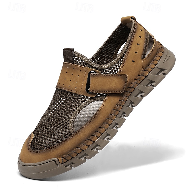 סנדלי גברים - עיצוב רשת נושם, סגנון נינוח לנסיעות יומיות והרפתקאות חוצות קלות 2025 - $46.99 –P5