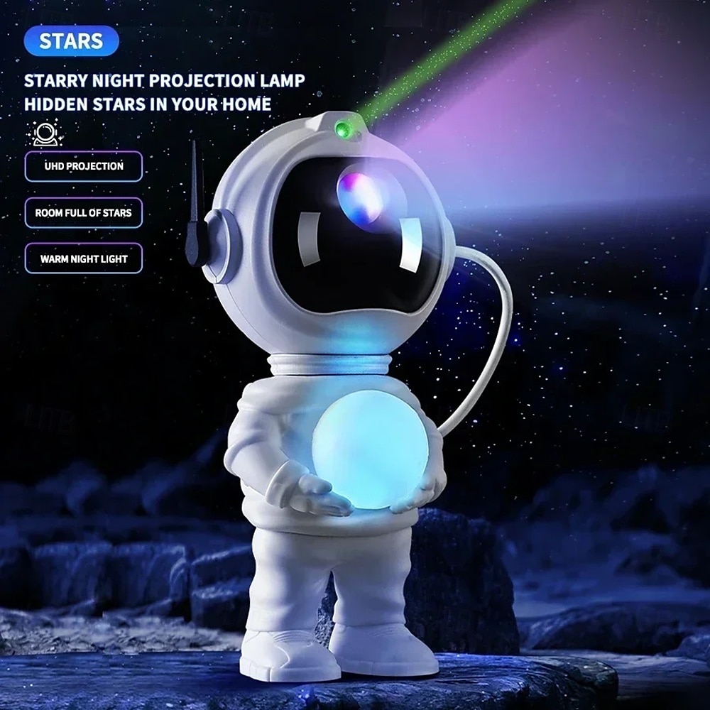 Galaxy Star Astronaut Projector LED Night Light Nebula Ceiling Lamp for Bedroom Decoration & Kids Gift 2025 - $63.99 –P14