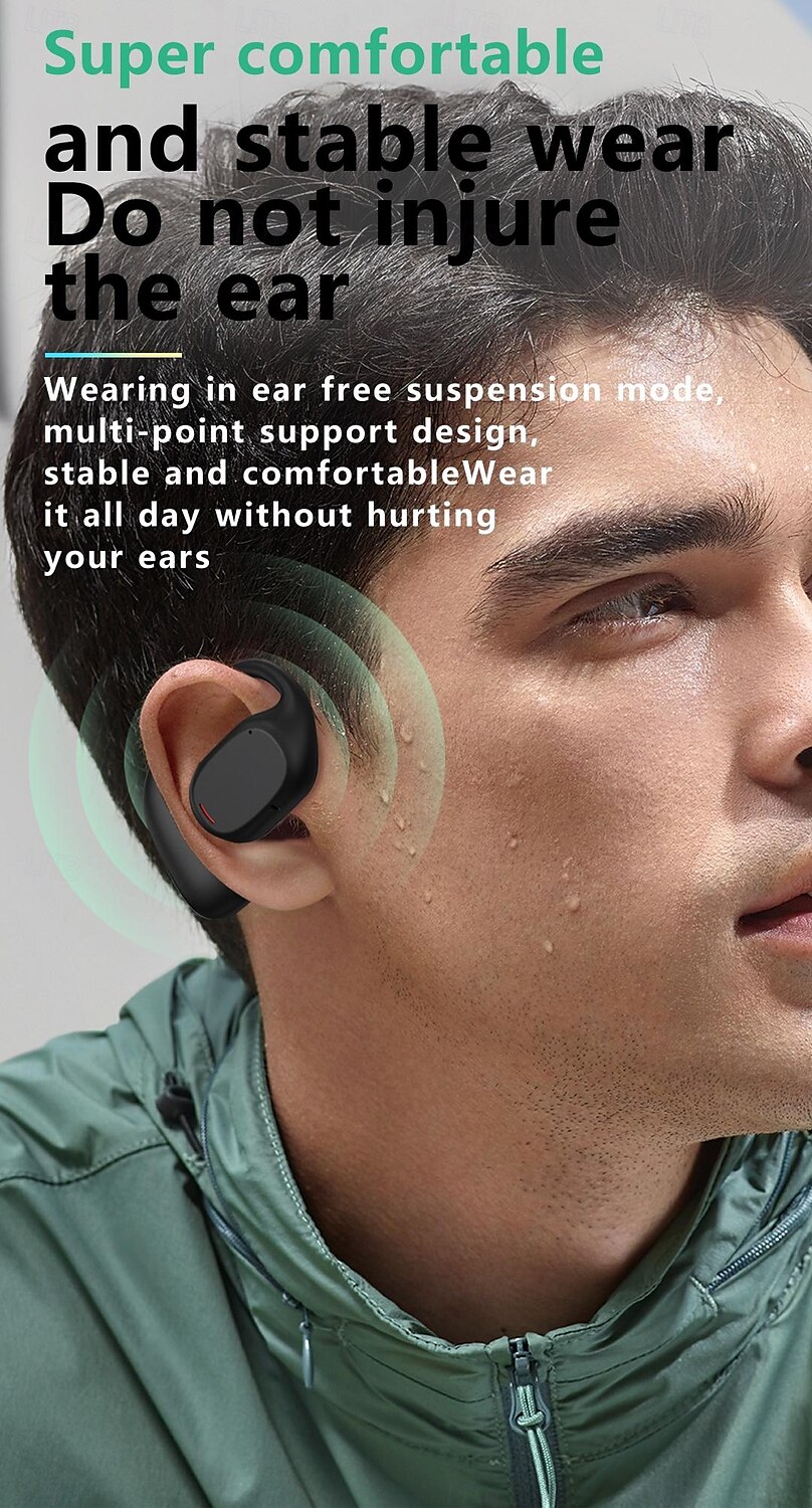 X29 Bluetooth 5.3 Hands-Free Headset Ear Hook Sports Hi-Fi with Charging Box for Fitness & Mobile Phones 2025 - $25.99 –P10