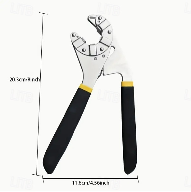 Clé universelle 8", clé plate, clé magique, compatible avec les écrous inférieurs à 3/4" de 2025 ? $17.99 –P2