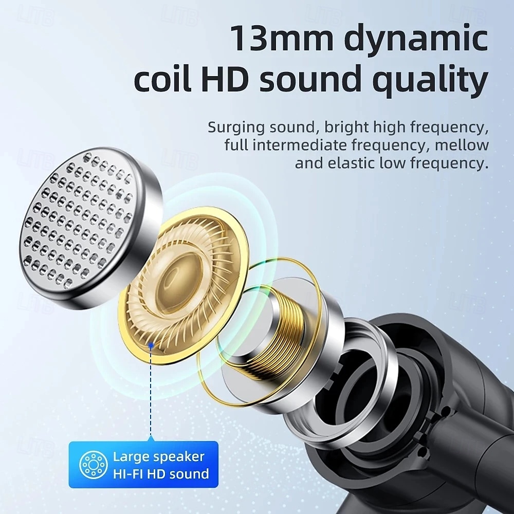 YYK-526 True Wireless Headphones TWS Earbuds, Ear Hook Bluetooth 5.3, Ergonomic Charging Box, Long Battery for Travel, Office, Cycling 2025 - $52.99 –P6