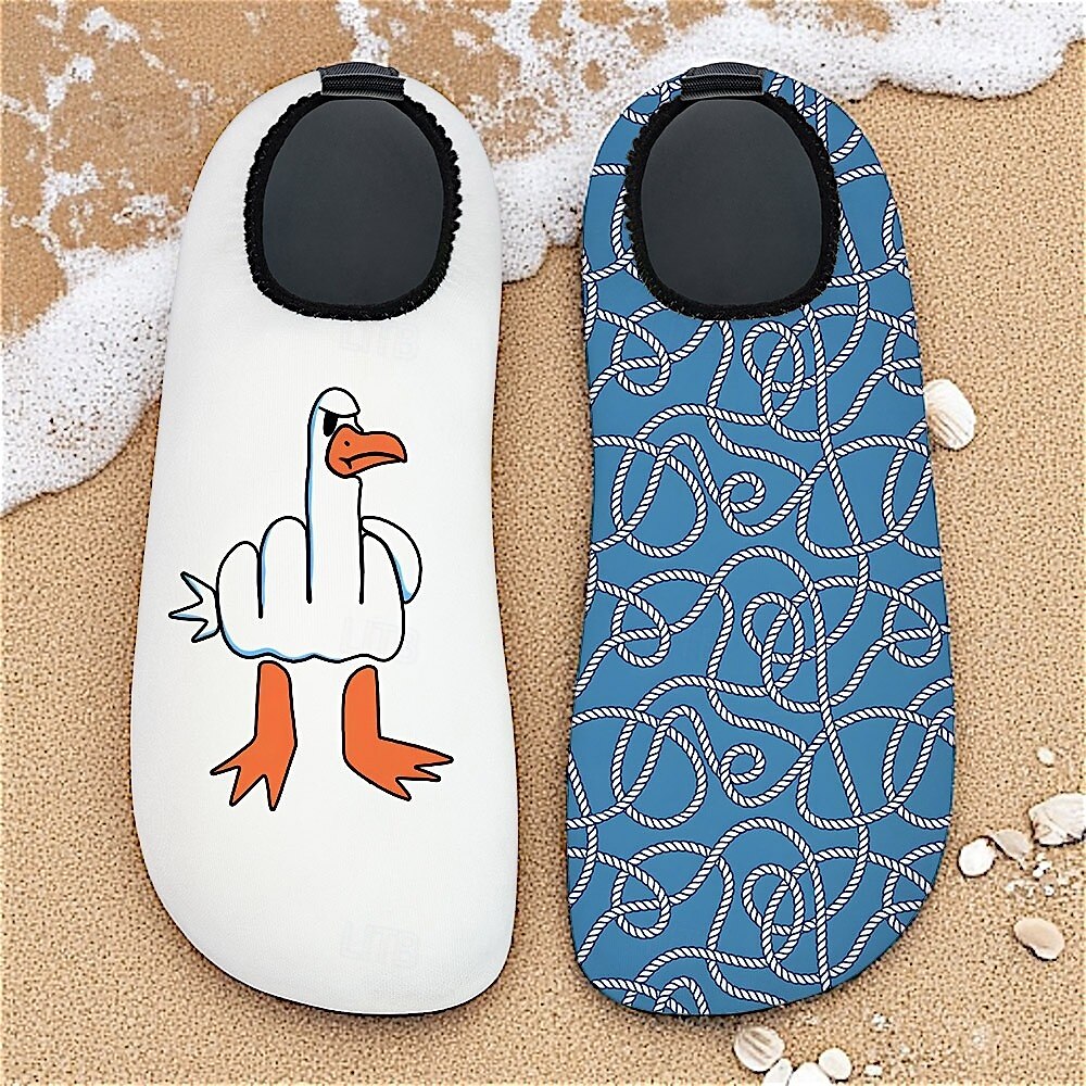 Calzini da acqua ad asciugatura rapida con stampe nautiche e cartoni animati da uomo – scarpe da spiaggia leggere | scarpe da surf a piedi nudi antiscivolo per nuoto, yoga e piscina del 2026 a $19.99 –P2