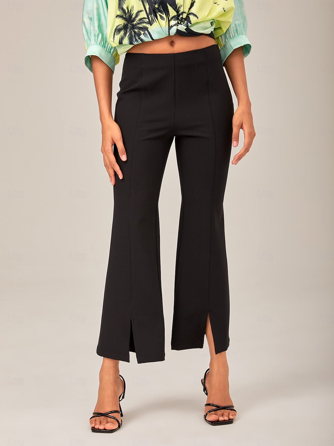 gradient pozadí palma kravata přední top ležérní prázdninový styl 2025 - $53.99 –P8