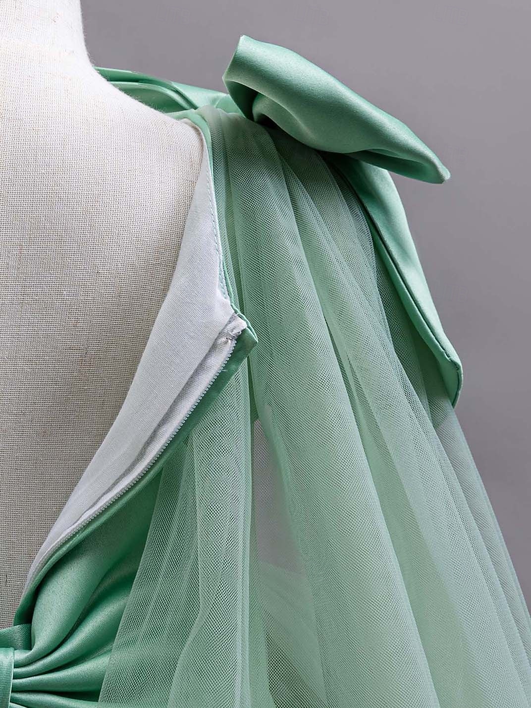 Děti Dívčí Šaty na párty Pevná barva Bez rukávů Zvláštní příležitosti Princeznovské Polyester Šaty na párty Léto Jaro Děti Žlutá Světlá růžová Trávová zelená 2025 - $41.99 –P5