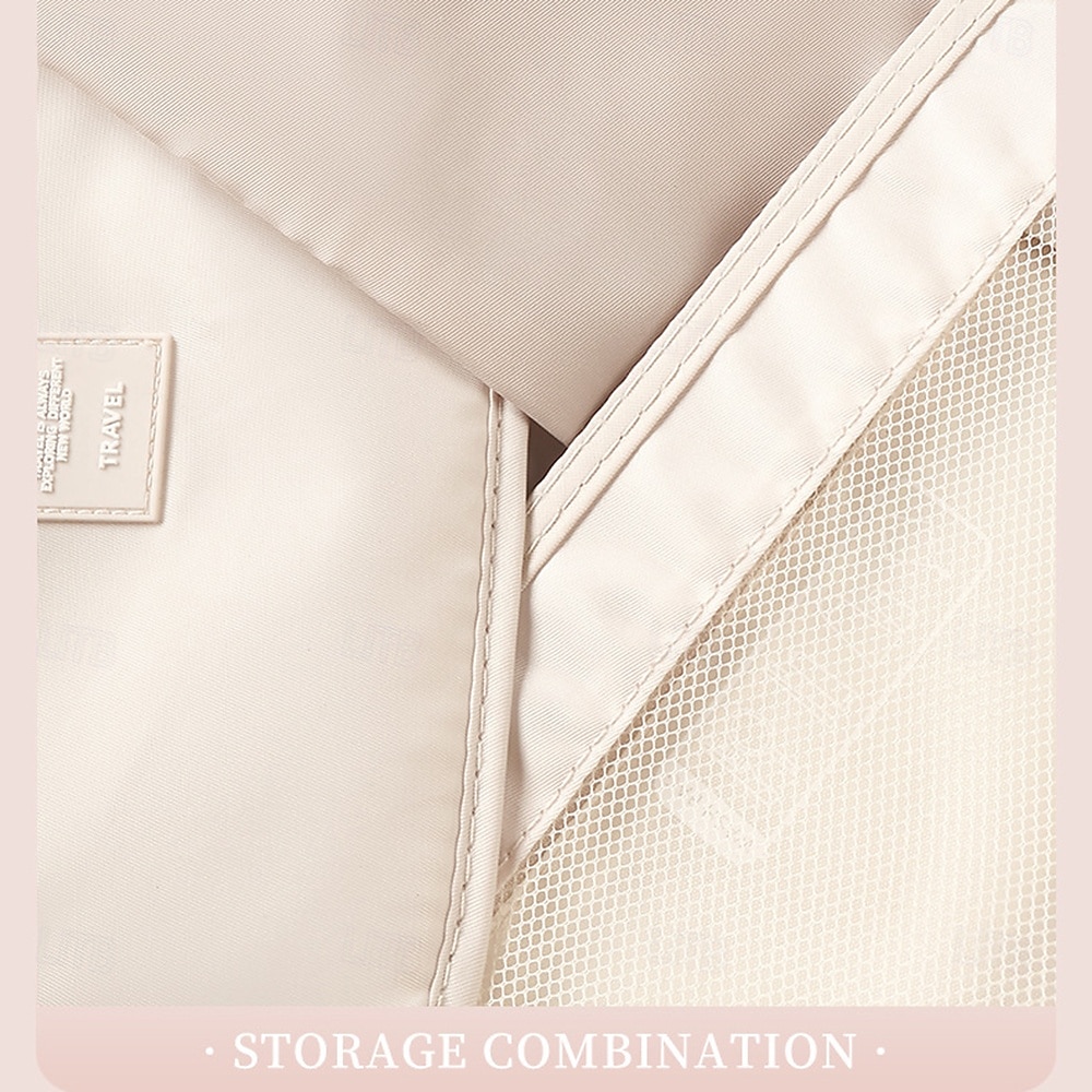 Compression Packing Cubes Set for Travel, Foldable Luggage Organizer Bags, Portable Toiletry and Makeup Bag, Multi-Functional Clothes Storage Pouches for Business Trips and Vacations 2025 - $9.99 –P8