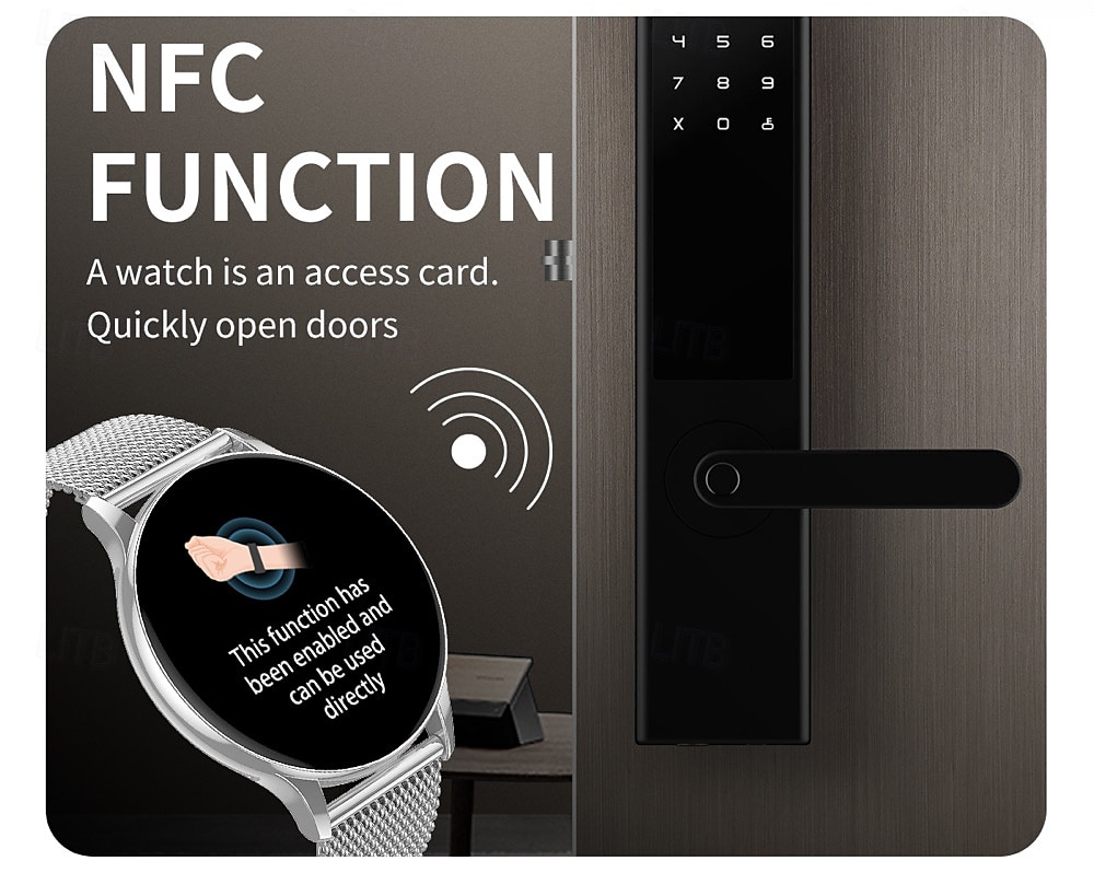 CY29 Reloj inteligente 1.32 pulgada Smartwatch Reloj elegante Bluetooth Temporizador Recordatorio de Llamadas Monitor de Pulso Cardiaco Recordatorio sedentaria Encontrar Mi Dispositivo Compatible con 2025 - $49.99 –P13