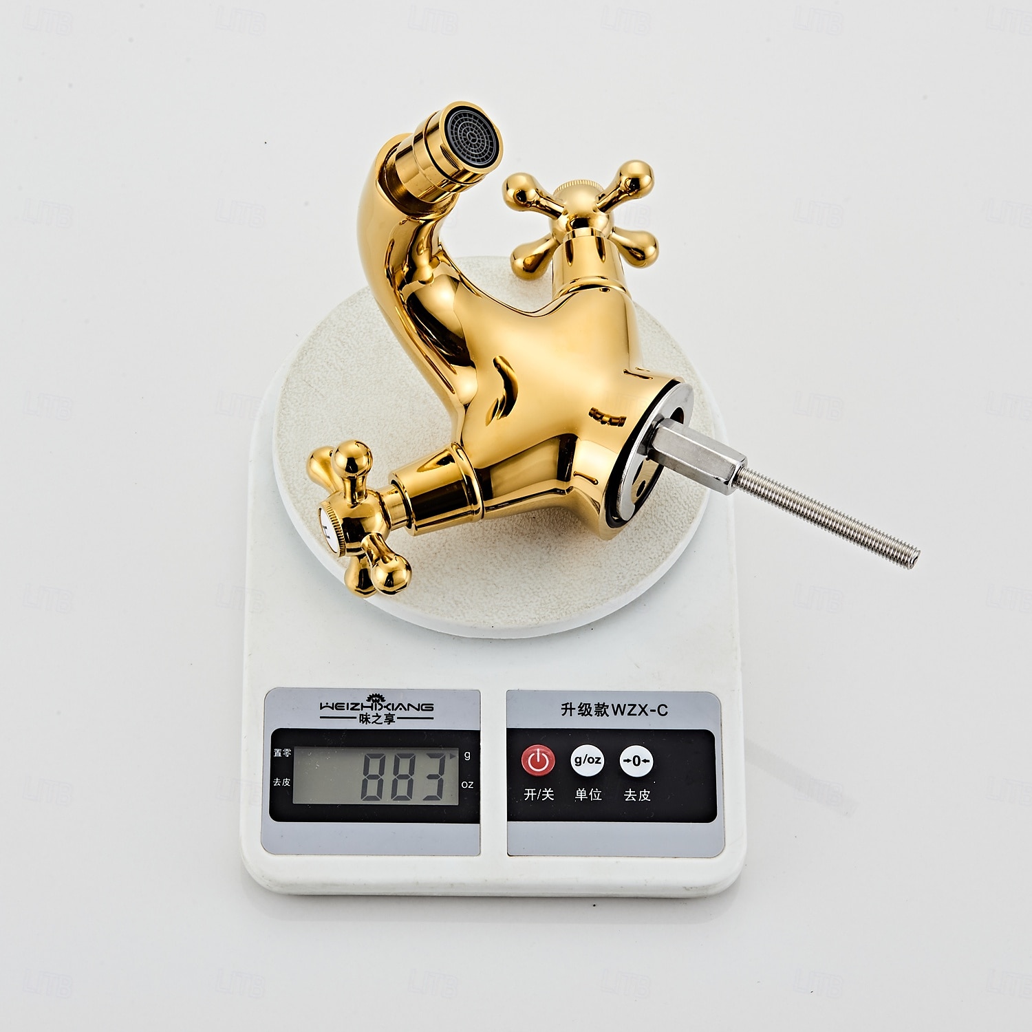Robinet de lavabo - Classique Électroplaqué Ensemble central Deux poignées un trouBath Taps de 2025 ? $105.99 –P1