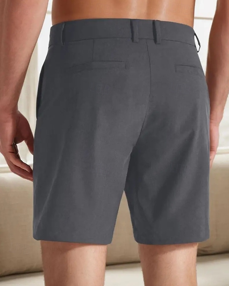 Per uomo Shorts eleganti Shorts da Lavoro Pantaloncini da golf Tasca Semplice Comodità Traspirante Lunghezza al ginocchio All'aperto Affari Sport Casual Blu Cachi del 2026 a $24.99 –P7