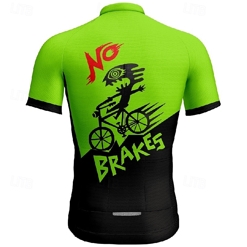 Herr Cykeltröja Kortärmad Cykel T-shirt Tröja med 3 bakfickor Bergscykling Andningsfunktion Snabb tork Anatomisk design Uppsugande Gul Röd Blå Grafisk sporter Kläder 2025 - $25.99 –P12