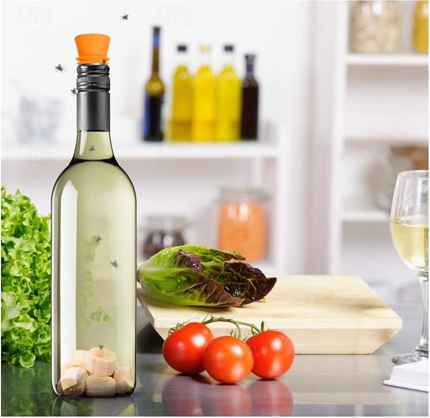 1Pcs Reusable Non-Toxic Fly Trap - Easy-to-Use, Battery-Free, Efficient Kitchen Pest Control for Fruit Fly & Gnat 2025 - $5.49 –P1