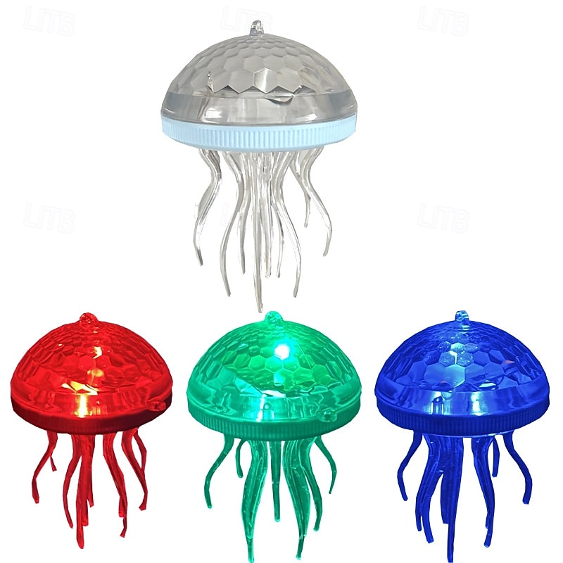 1 pc ao ar livre luzes de água-viva solar jardim luzes flutuador de água luz diy montagem piscina luz fonte piscina luz colorido festa ao ar livre atmosfera luz de 2025 por $13.49 –P13