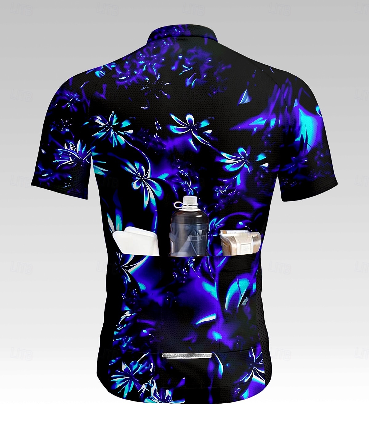 Per uomo Maglia da Ciclismo Grafico Piante Motivo Floreale Manica Corta Bicicletta Maglietta Top con 3 tasche posteriori Resistente ai Raggi UV Asciugatura Rapida Cerniera Frontale Strisce Riflettenti del 2026 a $30.99 –P2