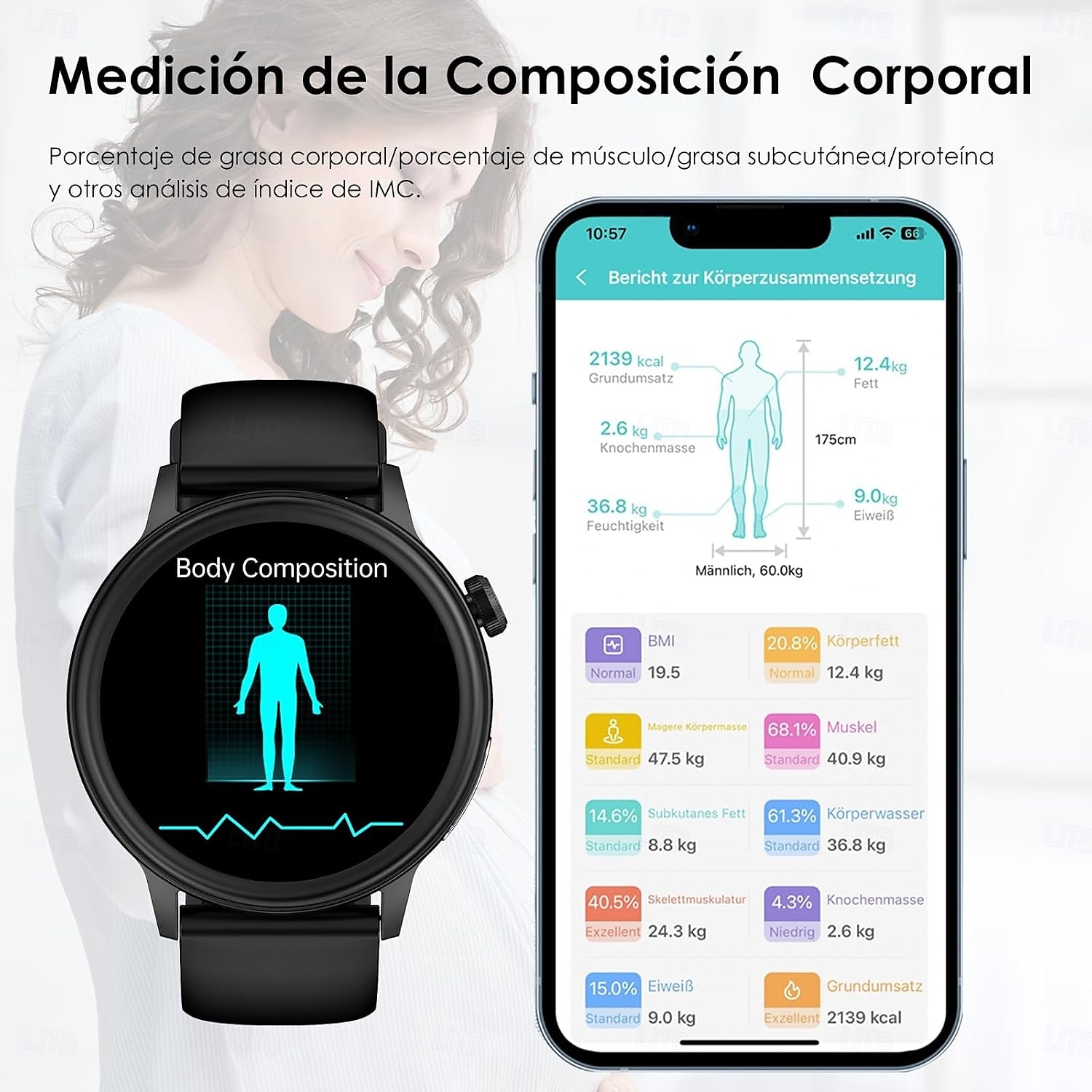 glicemia zucchero smart band orologio temperatura corporea ecg monitoraggio hrv fitness braccialetto intelligente impermeabile spo2 smartwatch del 2025 a $66.99 –P4