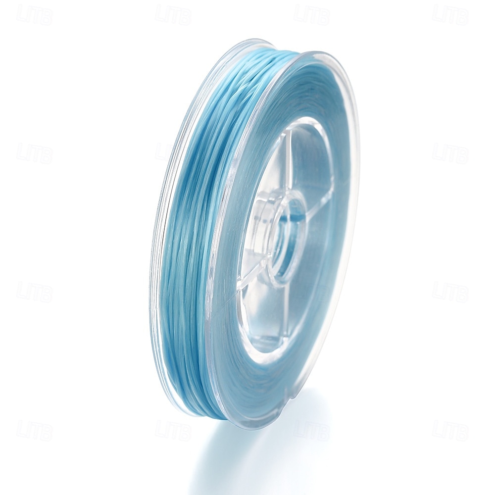 Cordino elastico in cristallo colorato da 0,5 mm, cordino per infilare perline anti-sfilacciamento per accessori fai da te per gioielli, materiali per perline per braccialetti del 2025 a $4.49 –P18