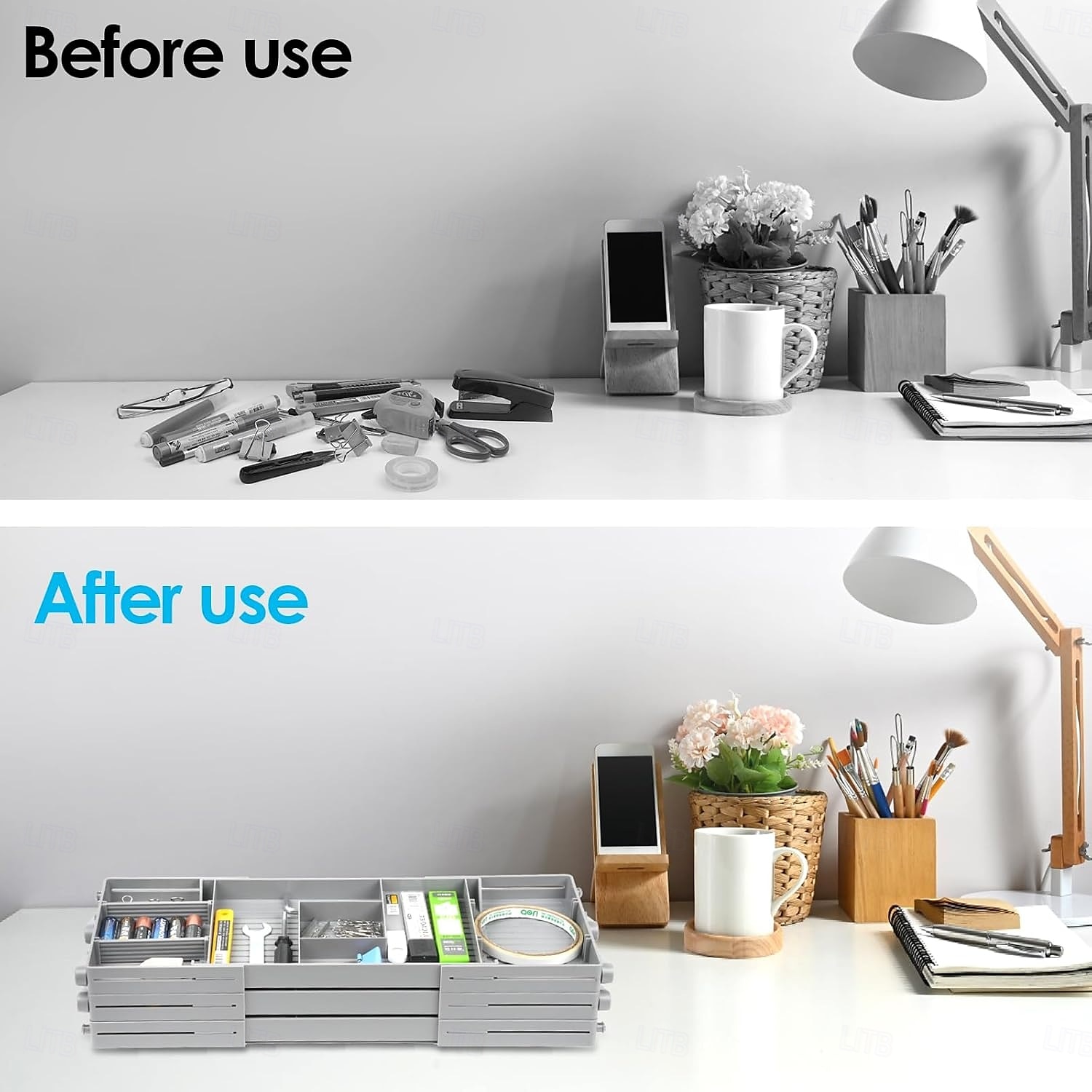 Multi-Level Smart Drawer Organizer, 3-Tier Expandable Desk Drawer Organizer, Folding Storage Tray for Office, Home, Kitchen, Makeup, Jewelry, Junk Drawer Organization 2025 - $27.99 –P4