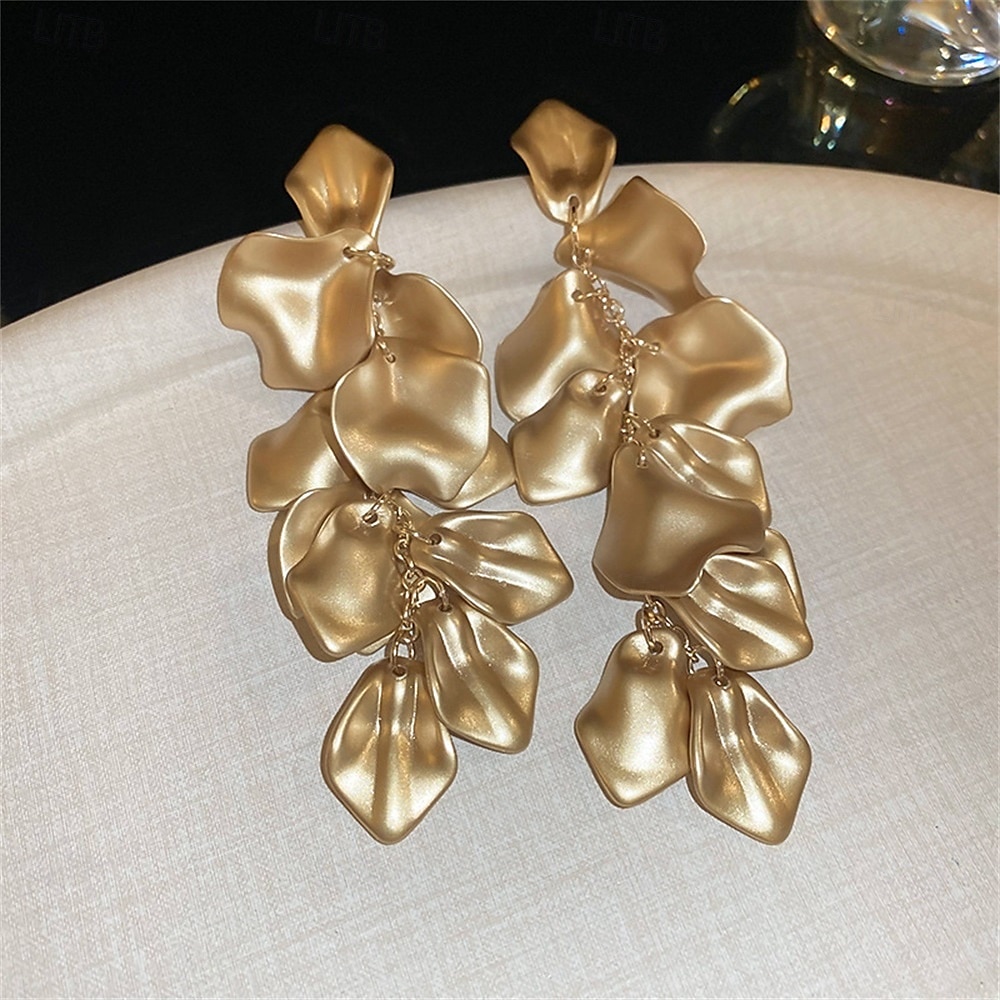 Créoles Vintage Style Classique Fleurs Boucles d'Oreilles Mode Vintage Bijoux Blanc  Jaune  Rouge Pour Fête de Mariage Vacances 1 Paire de 2025 ? $19.99 –P13