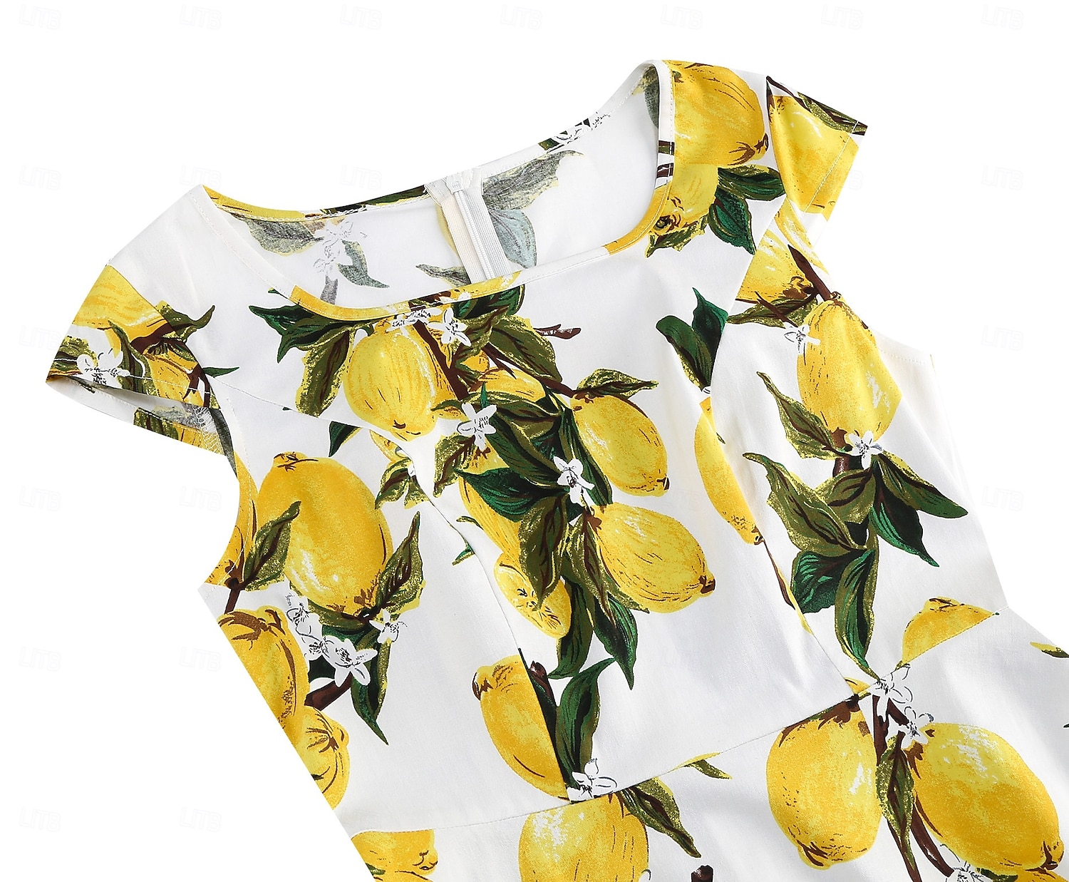 Retro Vintage 1950er Rockabilly Midlänge Swing-Kleid Ausgestelltes Kleid Kappe Blumen Frucht A-Linie Quadrathals Damen Karneval Urlaub Alltagskleidung Retro-Mottoparty Erwachsene Kleid Frühling 2025 - $35.99 –P9