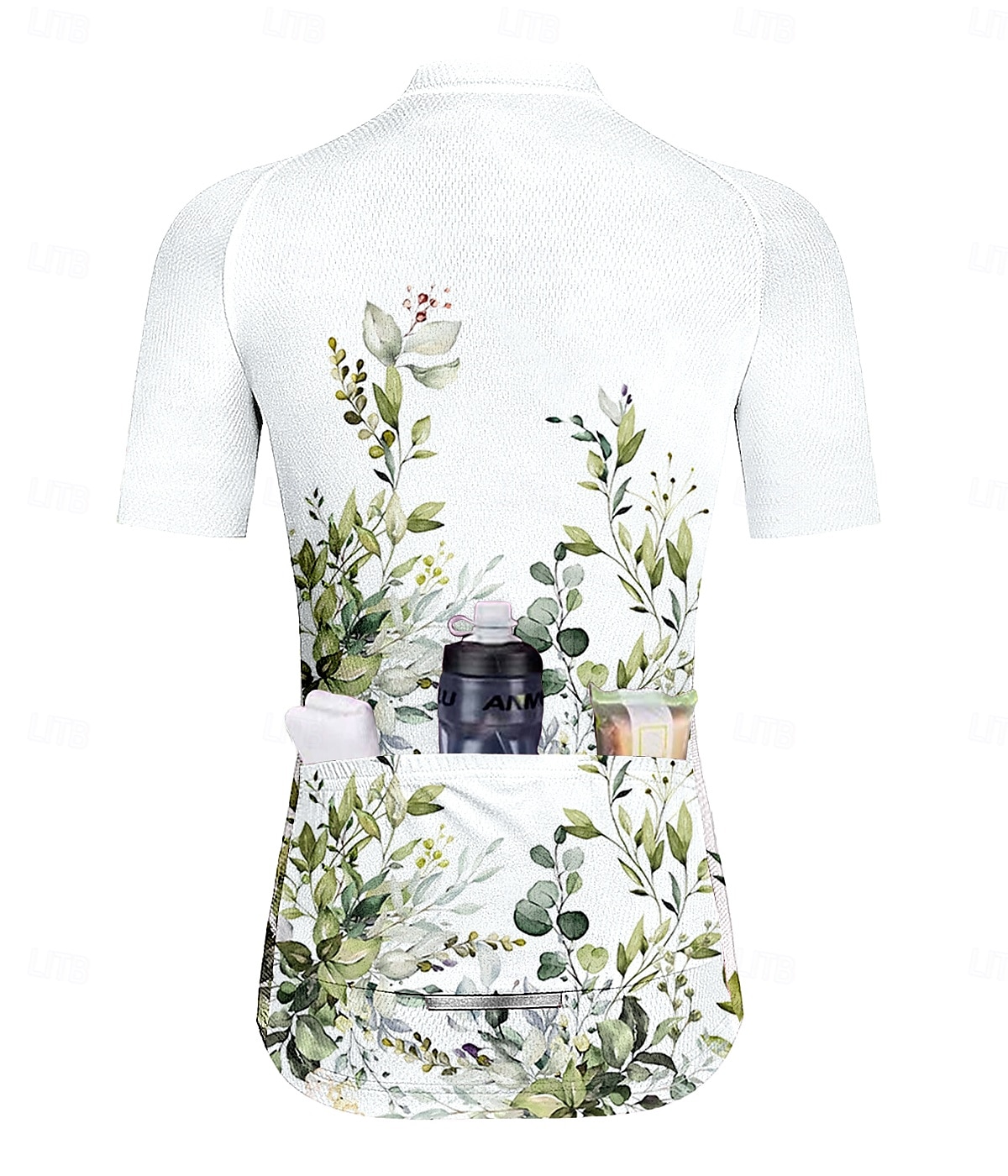Femmes Maillot de cyclisme Graphique Motif Floral Manche Courte Cyclisme Maillot Top avec 3 poches arrière Écran solaire Résistant aux UV Séchage Rapide Bandes réfléchissantes Des sports Vert de 2025 ? $28.99 –P2