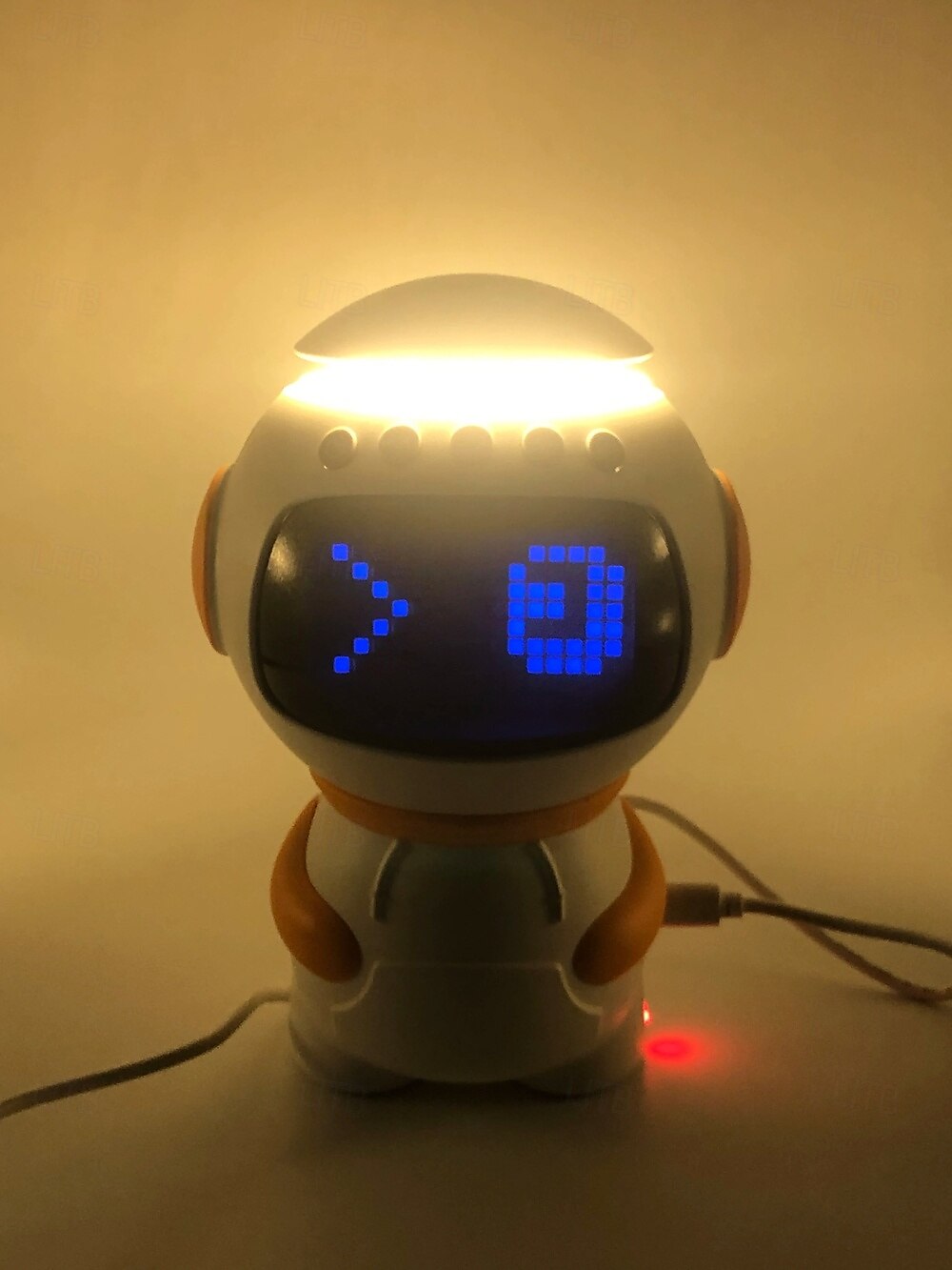 ساعة موسيقية رائد فضاء LED ضوء ليلي مكبر صوت بلوتوث مع منبه فتحة بطاقة TF لعبة زينة لغرفة الأطفال 2025 - $58.99 –P9