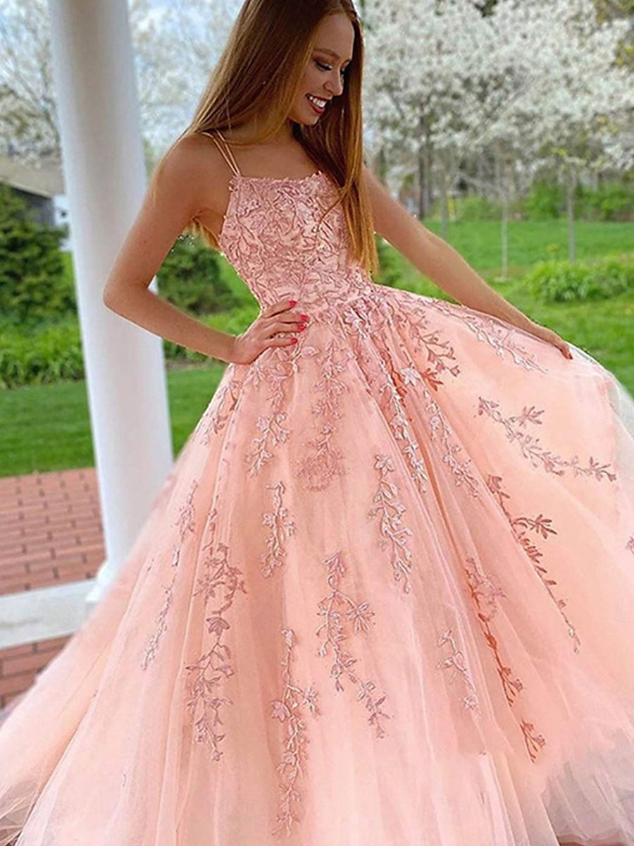 A-Line Quinceanera Dresses Elegant Dress Performance Christmas Floor Length Sleeveless Square Neck Chiffon Backless with Pleats 2025 - $99.99 –P5