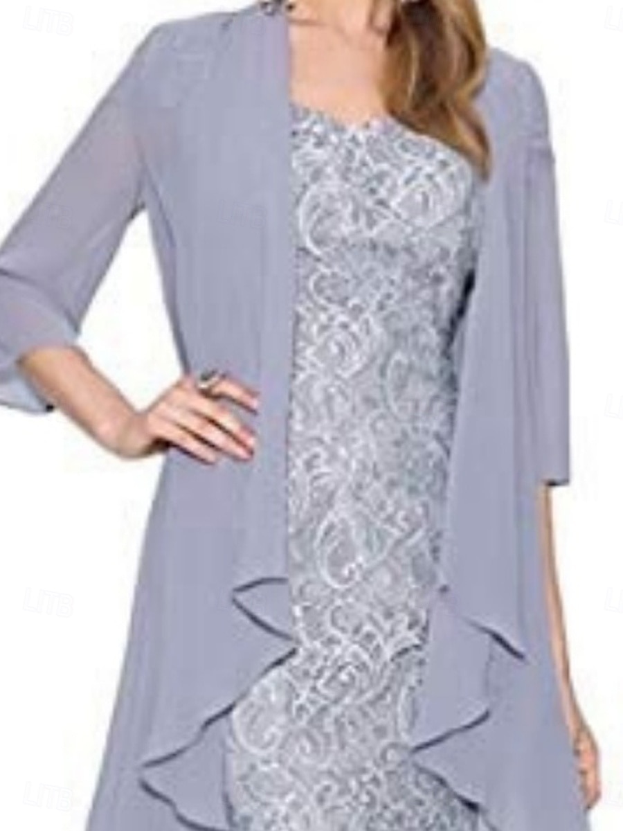 Ensemble de Robes Femme Robe Midi Uni Robe Fourreau Soirée Cocktail Sans Underlay Manches 3/4 Col Rond Invité Mariage Noir Bordeaux Bleu Été Printemps Ajustement Normal de 2025 ? $32.99 –P3