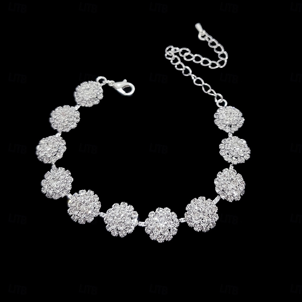 Seturi de bijuterii de mireasă 1set Ștras Aliaj Cercei Coliere Brățări Pentru femei Elegant Stilat Lux Set de bijuterii Pentru Nuntă Ocazie specială Îmbrăcăminte de seară de petrecere 2025 - $23.99 –P4