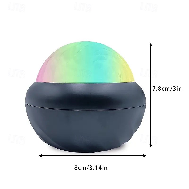 Small Magic Ball Northern Lights, USB Remote Control Light, Multi-Color Rotating Effect for Bedroom, Living Room, Party Valentine's Day Gift 2026 - $15.99 –P6
