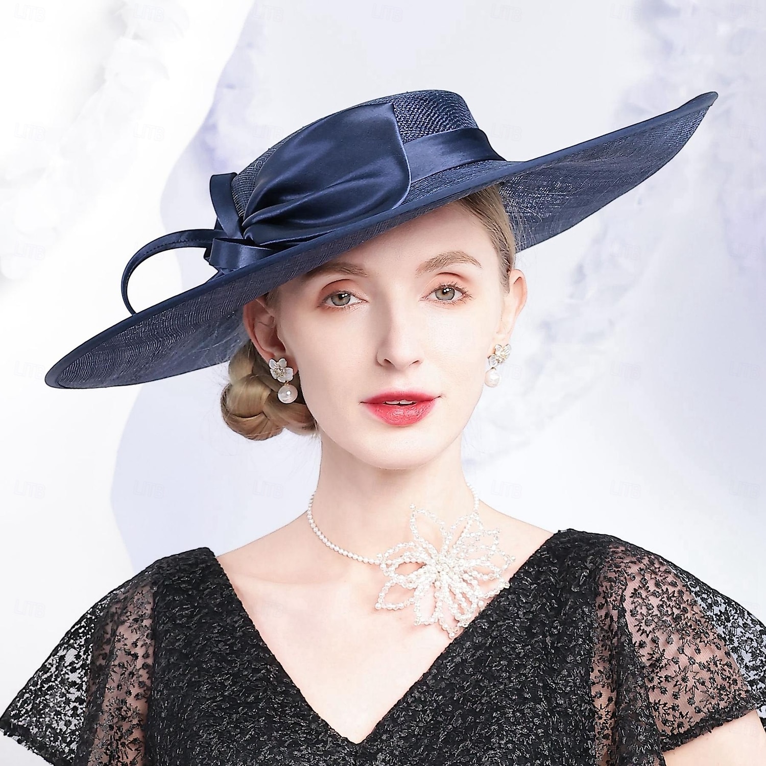 tyylikkäät makeat pellavahatut, joissa on jousisolmu häät / juhla / iltapäähine / erikoistilaisuus / toimisto  & ura / rento / syntymäpäivä / uusi vauva / kiitos / valmistuminen / onnittelut / 2026 - $97.99 –P1