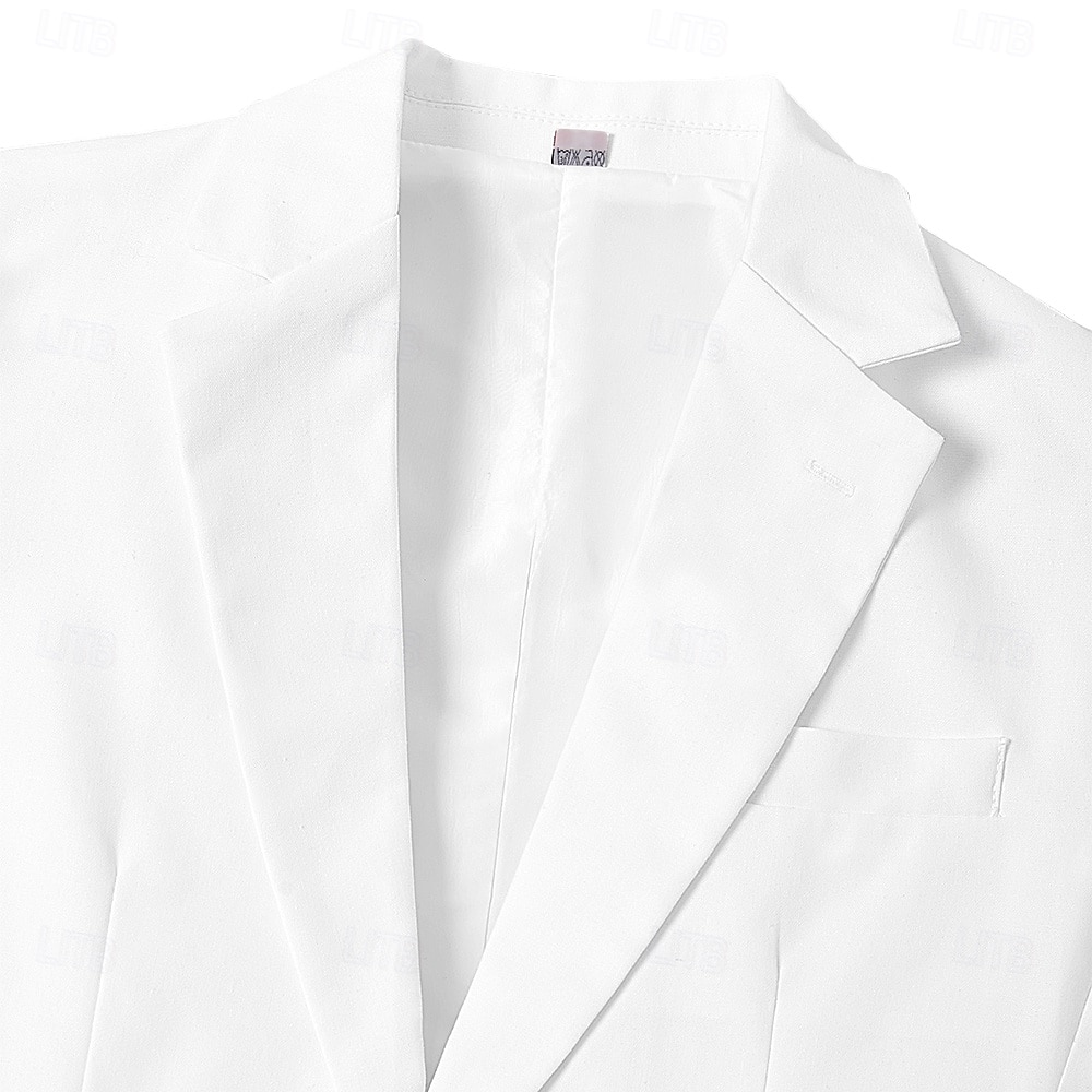 Costumes de mariage en lin pour hommes blanc bleu ciel été unis ajustement ajusté 3 pièces à simple boutonnage deux boutons de 2025 ? $139.99 –P3