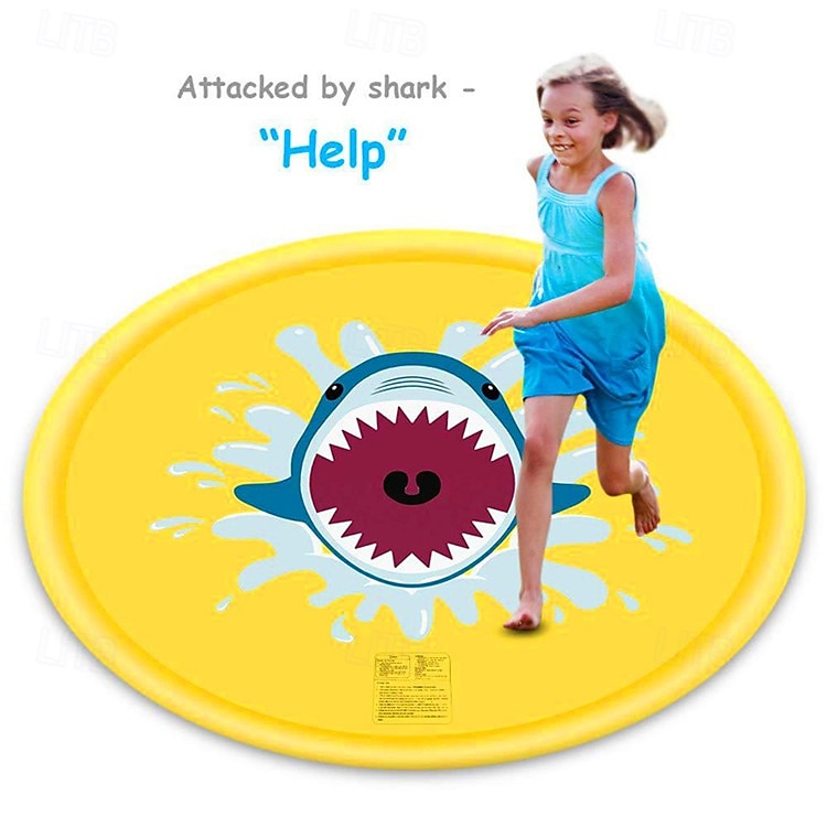 68inch Outdoor Water Play Mat Multi-Color Marine Life Design Durable PVC Splash Pad with Sprinkler Features Non-Slip & Inflatable Ideal for Lawn and Garden Fun Water Toys 2025 - $38.99 –P10