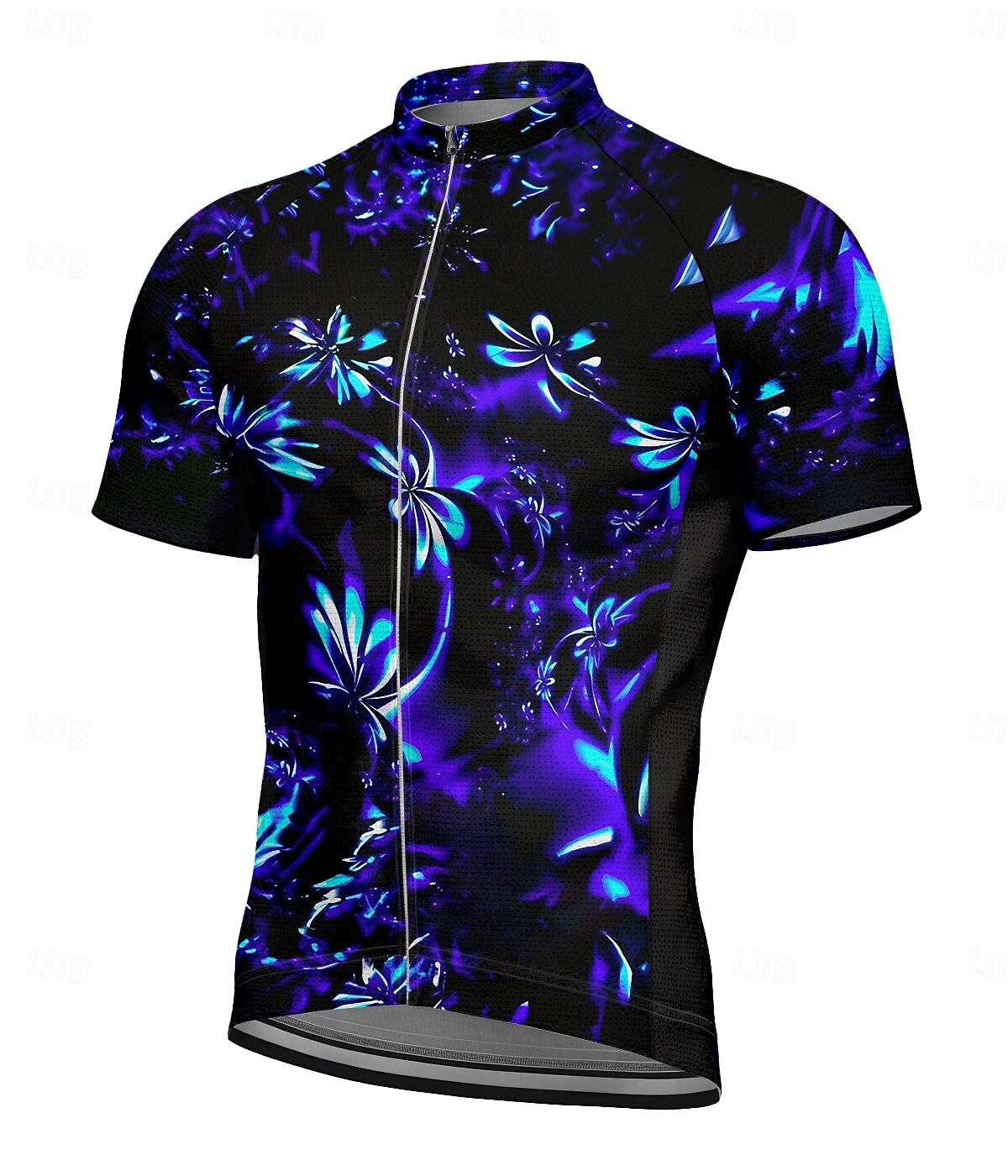 Per uomo Maglia da Ciclismo Grafico Piante Motivo Floreale Manica Corta Bicicletta Maglietta Top con 3 tasche posteriori Resistente ai Raggi UV Asciugatura Rapida Cerniera Frontale Strisce Riflettenti del 2026 a $30.99 –P1