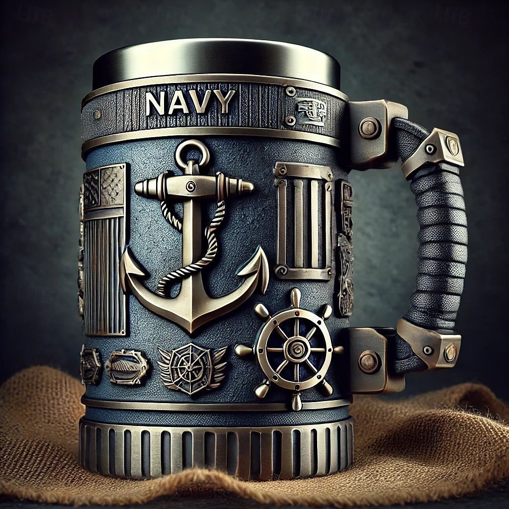 Taza conmemorativa militar del 250.º aniversario, regalo patriótico del 4 de julio, Día de la Independencia y Día de los Veteranos para hombres, taza coleccionable del Cuerpo de Marines de EE. UU., vajilla creativa de resina y acero inoxidable. 2025 - $23.99 –P2