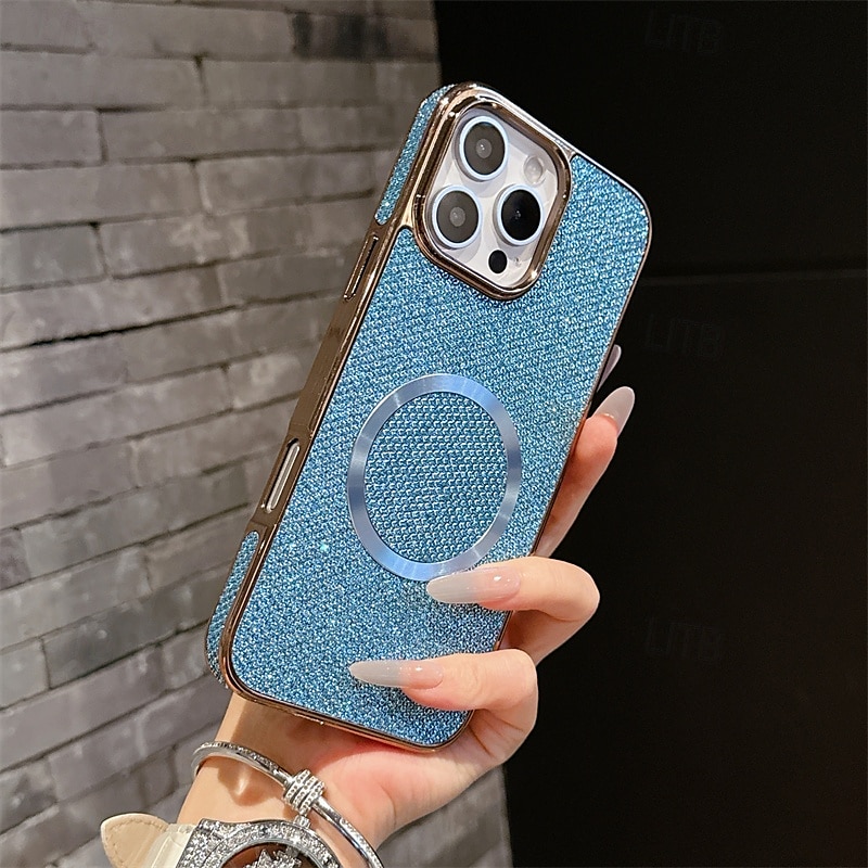 telefono Custodia Per Apple AirTag iPhone 16 Pro Max Plus iPhone 15 14 Pro Max Plus iPhone 13 12 Pro Max Copertura Posteriore Custodia ad adsorbimento magnetico Magnetico Supporta la Ricarica del 2025 a $21.99 –P4