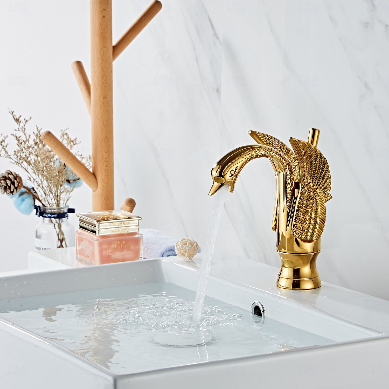 Robinet de lavabo - Classique Chrome / Laiton antique / Électroplaqué Ensemble central Poignée unique à un trouBath Taps de 2025 ? $121.99 –P9