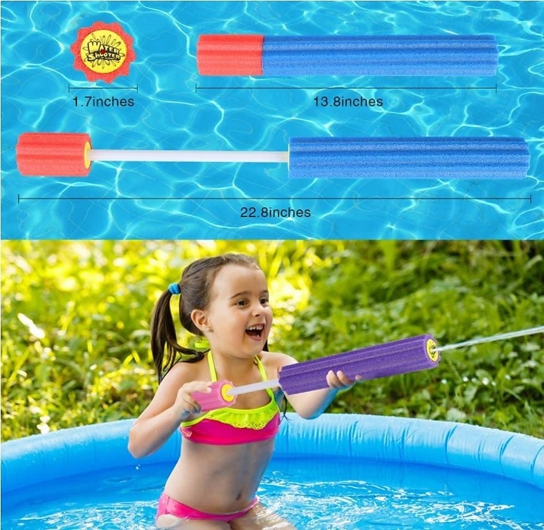 pistolety na wodę 6 sztuk super pistolet na wodę pistolet natryskowy piankowe pistolety na wodę basen zabawki na zewnątrz plaża letnie gry imprezowe dla dzieci dorosłych 2025 - $27.99 –P6