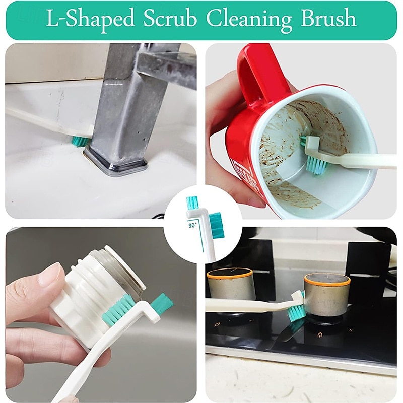 8pcs Crevice Cleaning Brushes Tool for Household Use Small Cleaning Brush Tight Spaces Tiny Cleaning Brush Mini Parts Humidifier Toaster 2025 - $8.99 –P3