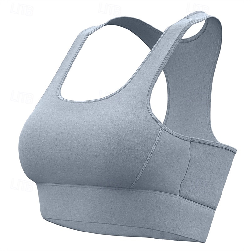 Sports Bra Hollow Mesh Back Sports Bra Fitness Yoga Vest Shockproof Yoga Bra Without Steel Ring 2025 - $21.99 –P4
