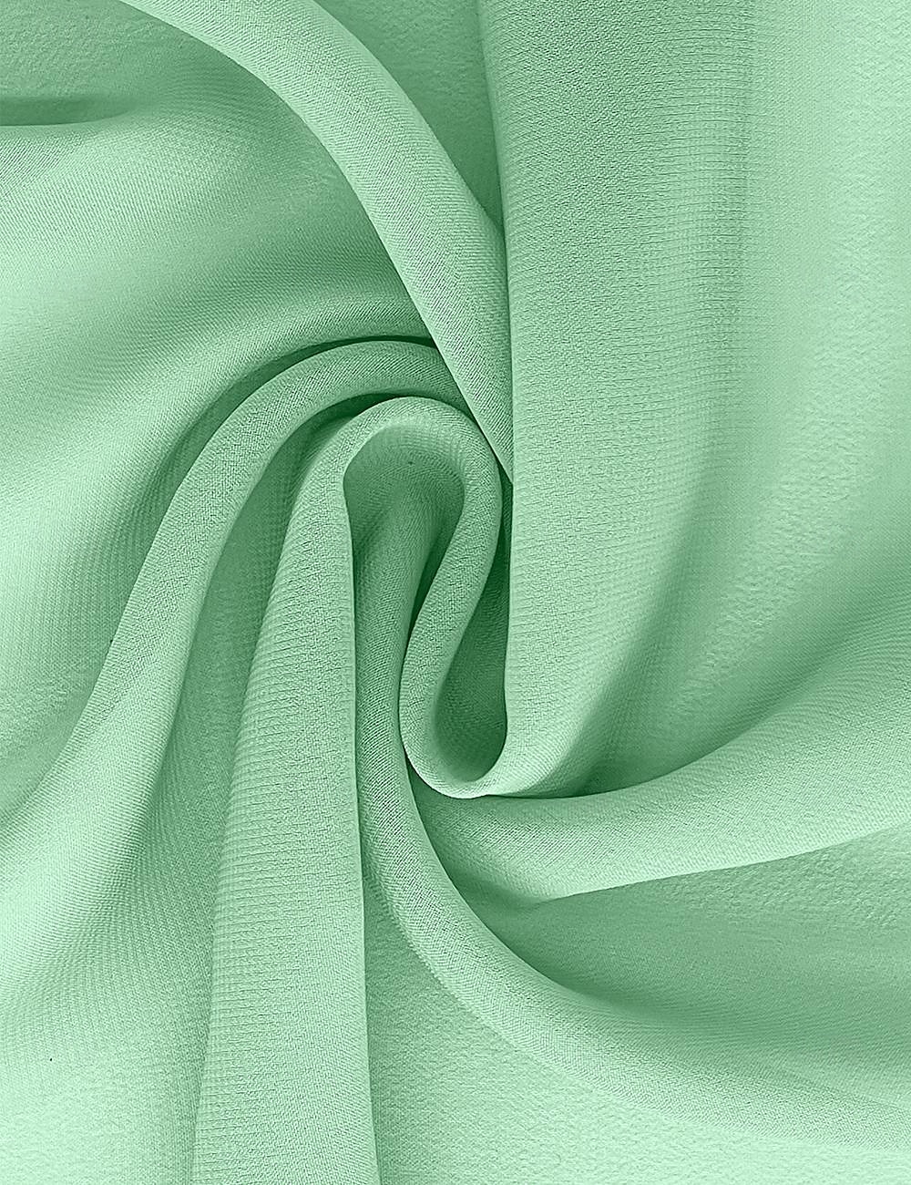 Grønn Chiffon A-Line Kveldsdrakt Elegant Bryllupsgjestekjole Formell Gulvlengde Langermet V-Hals med Splitt 2025 - $144.99 –P6