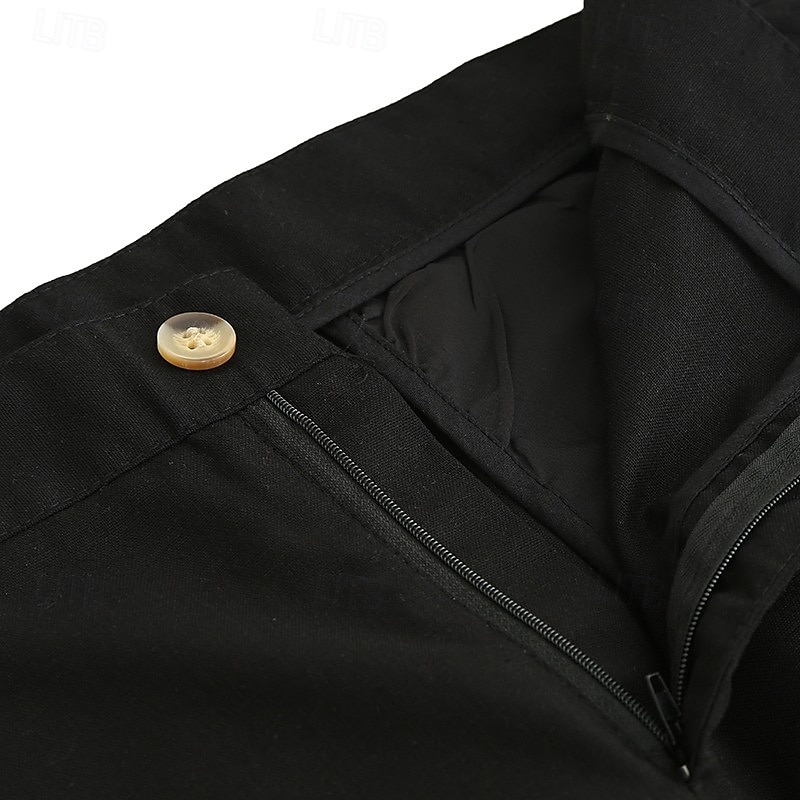 Ανδρικά Σορτς από λινό Φόρεμα Σορτς Καλοκαιρινό σορτς Σορτς παραλίας Φερμουάρ Τσέπη Κουμπιά Συμπαγές Χρώμα Σκέτο Άνεση Moale Μήκος γόνατος ΕΞΩΤΕΡΙΚΟΥ ΧΩΡΟΥ Causal Καθημερινά Διακοπές Μοντέρνα 2026 - $25.99 –P10