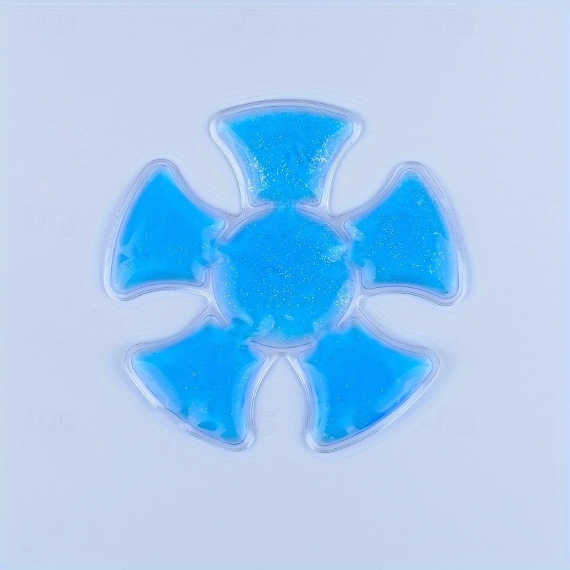 1 stk blå pvc gel ispose for hjelmer  & hatter - bærbar kjølepose med justerbar stropp, gjenbrukbar ispose for utendørssport, fotturer, reiser - passer for alle aldre 2025 - $9.99 –P1